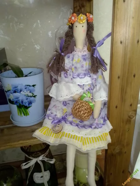 Текстильная кукла, Гостинная, Саяногорск, ручная работа, handmade