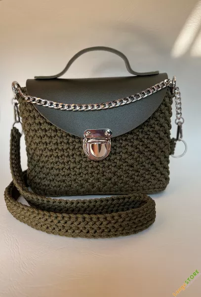 Сумка женская базовая кросс-боди, цвет хаки (PRO SUMKI base cross-body).  Ручная работа., Сумки, Шоперы, Рюкзаки, Слинги, Королев, ручная работа, handmade