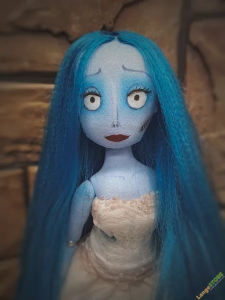 Кукла текстильная Эмили по мотивам "Corpse Bride"